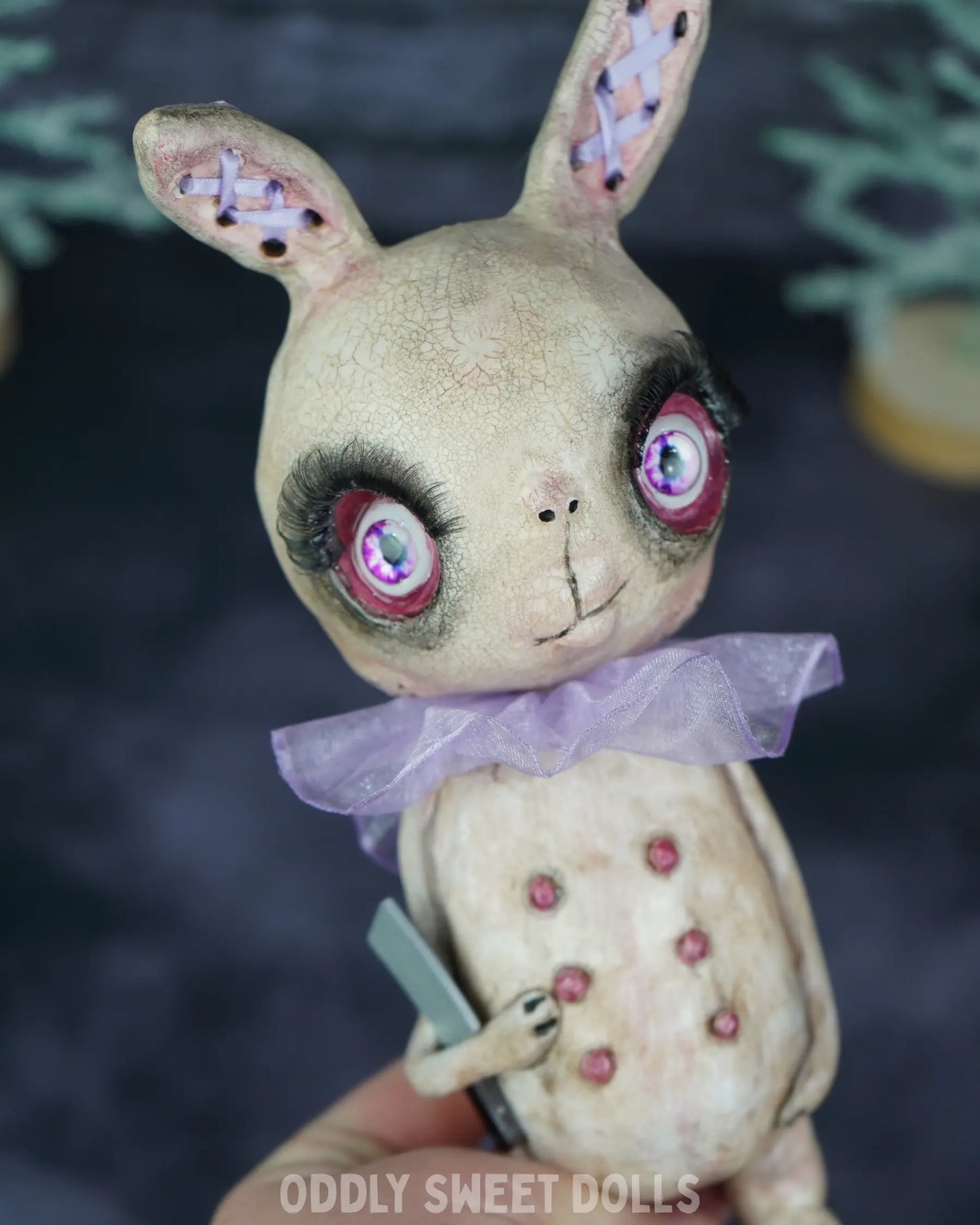 Butcher Bunny - Crumbsly Claire - Ready To Ship Oddly Sweet Art