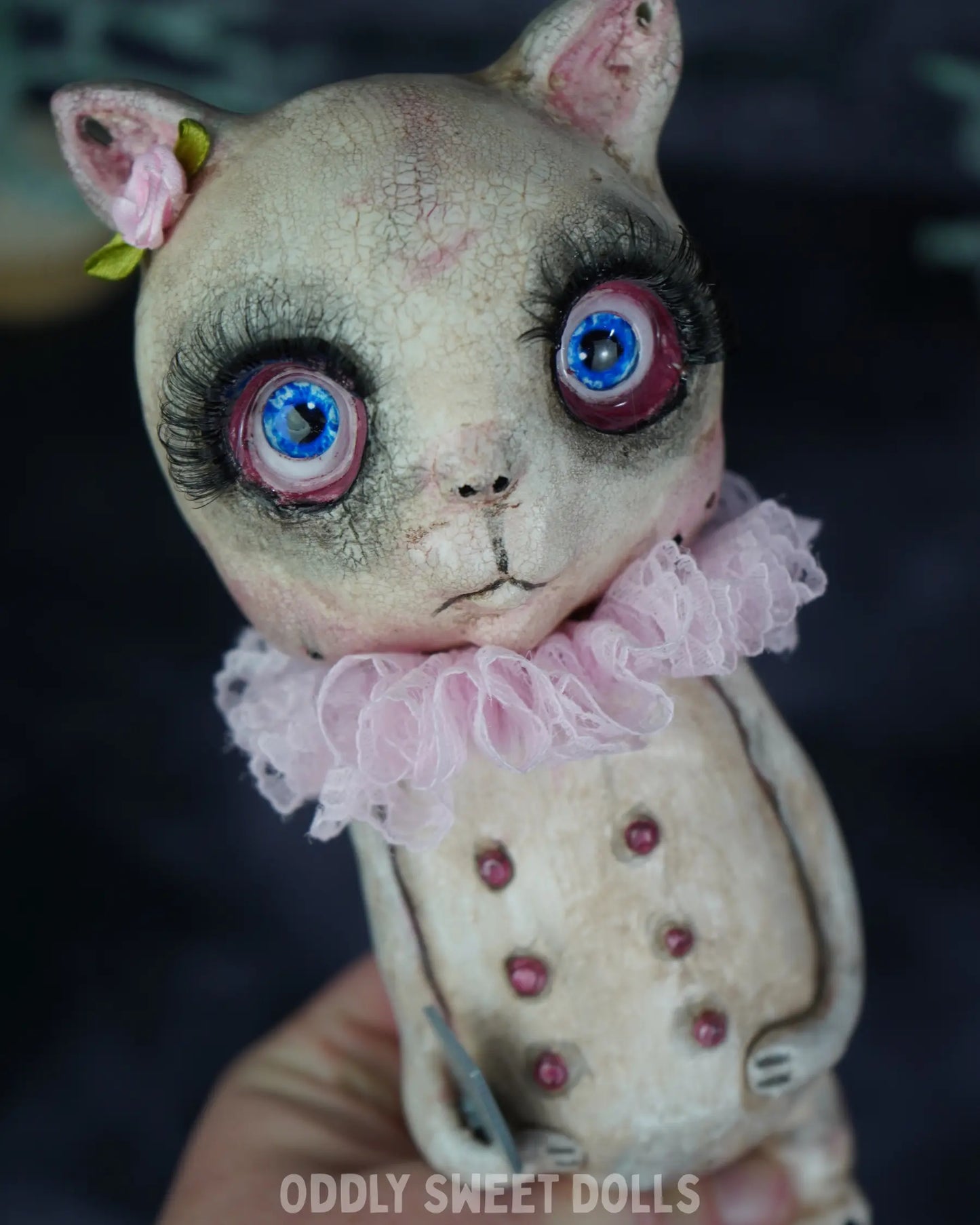 Butcher Cat - Betty - Ready To Ship Oddly Sweet Art