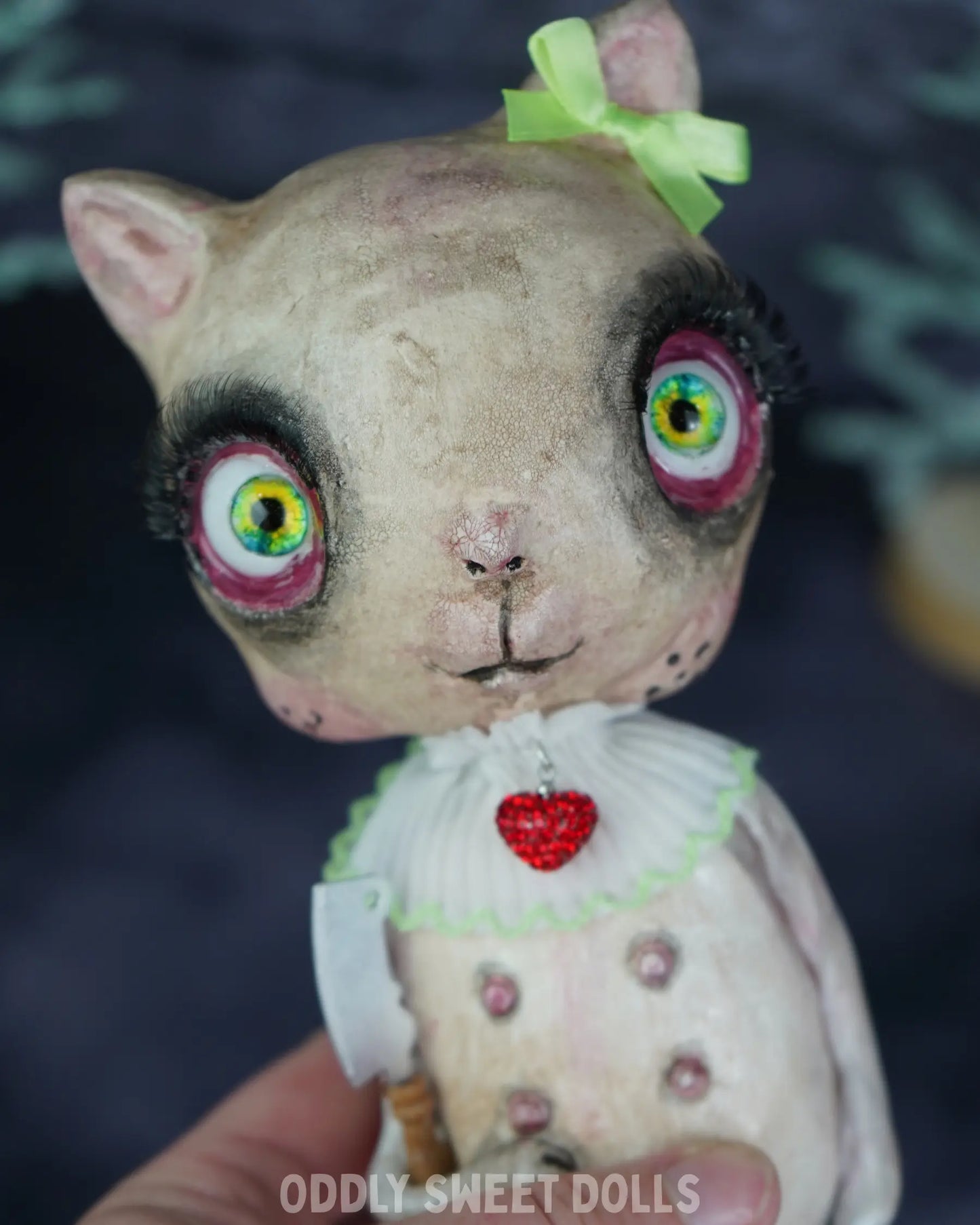 Butcher Cat - Tabitha - Ready To Ship Oddly Sweet Art