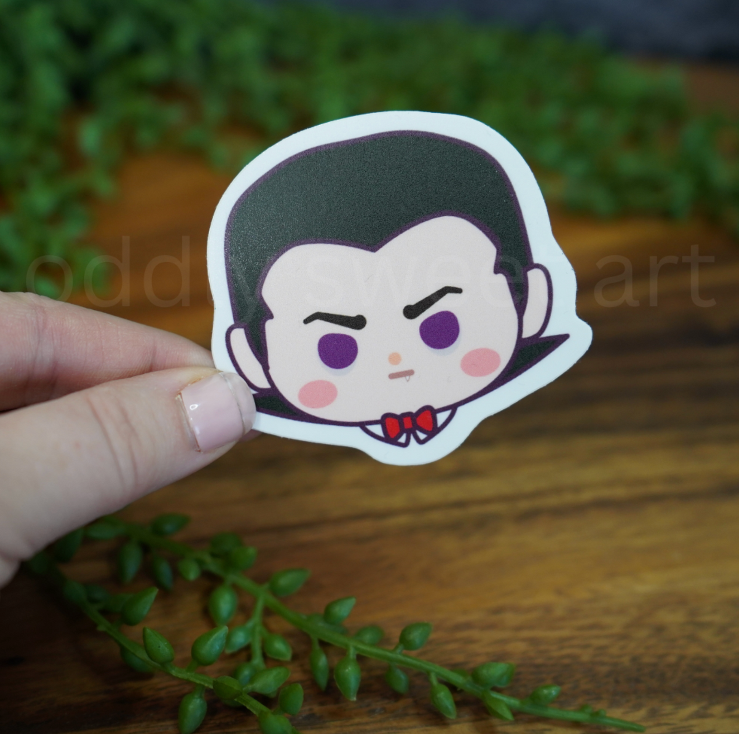 Kawaii Dracula Sticker