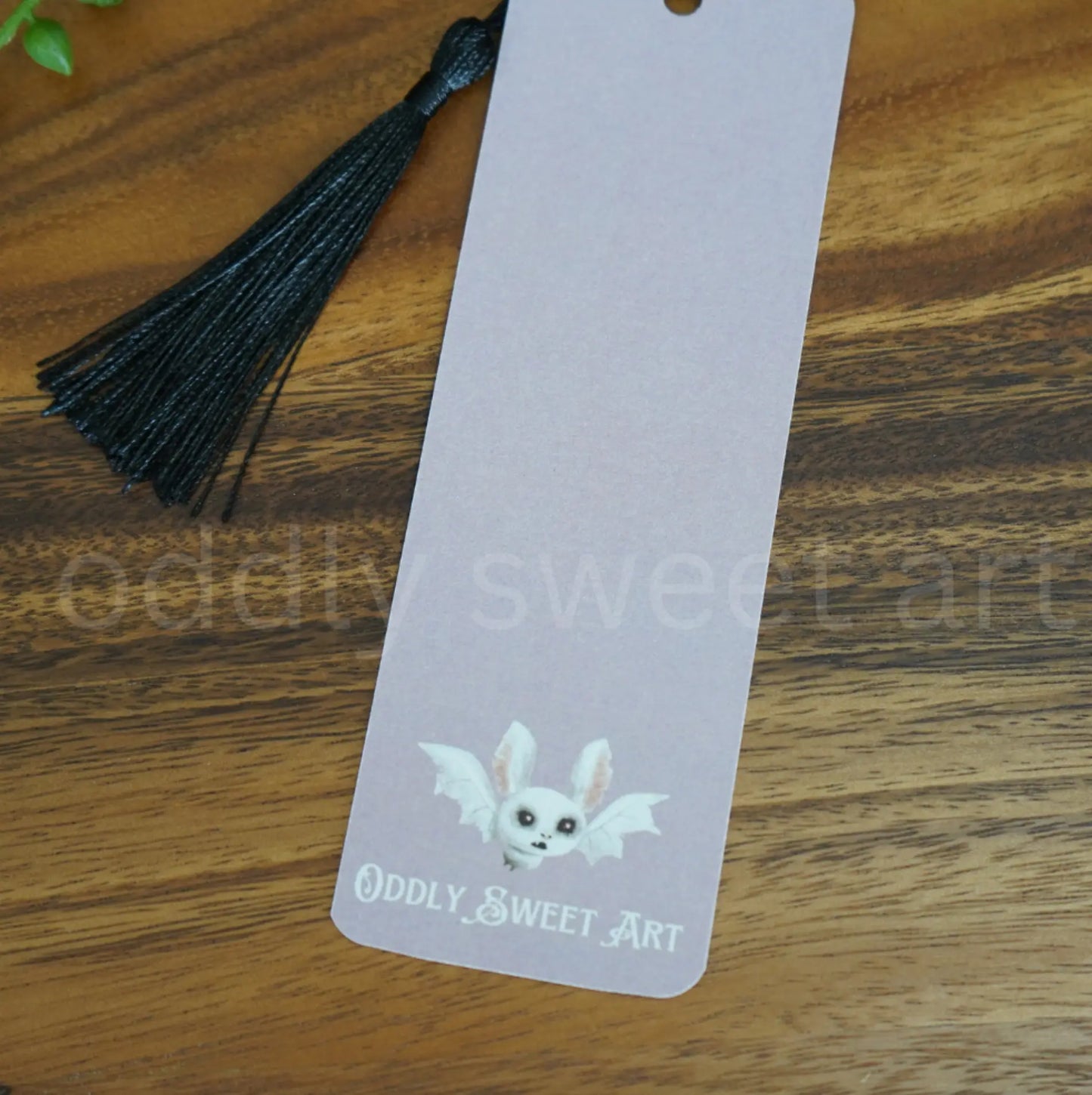 Rose Bat Bookmark Oddly Sweet Art