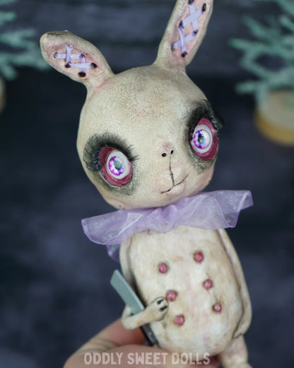 Butcher Bunny - Crumbsly Claire - Ready To Ship Oddly Sweet Art