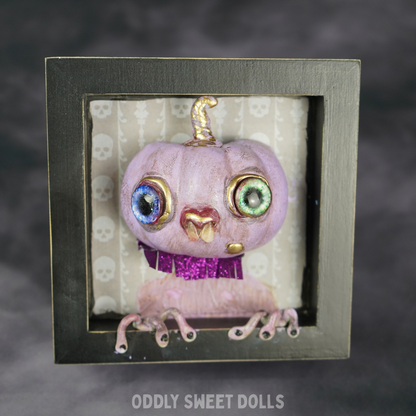 Twinkle Rot - 3D Framed Pumpkin Oddly Sweet Art