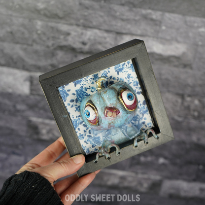 Gnarly Gus - 3D Framed Pumpkin Oddly Sweet Art