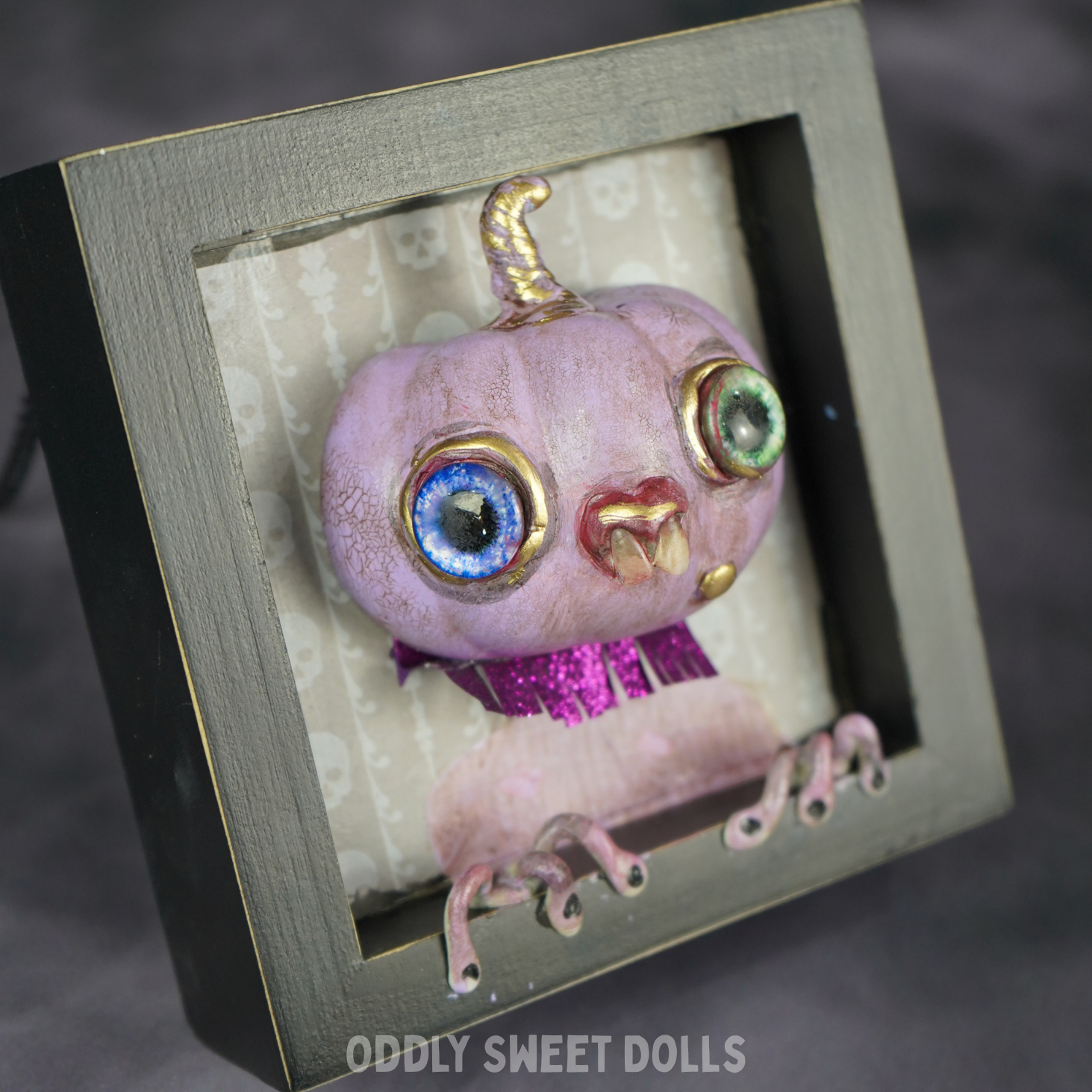 Twinkle Rot - 3D Framed Pumpkin Oddly Sweet Art