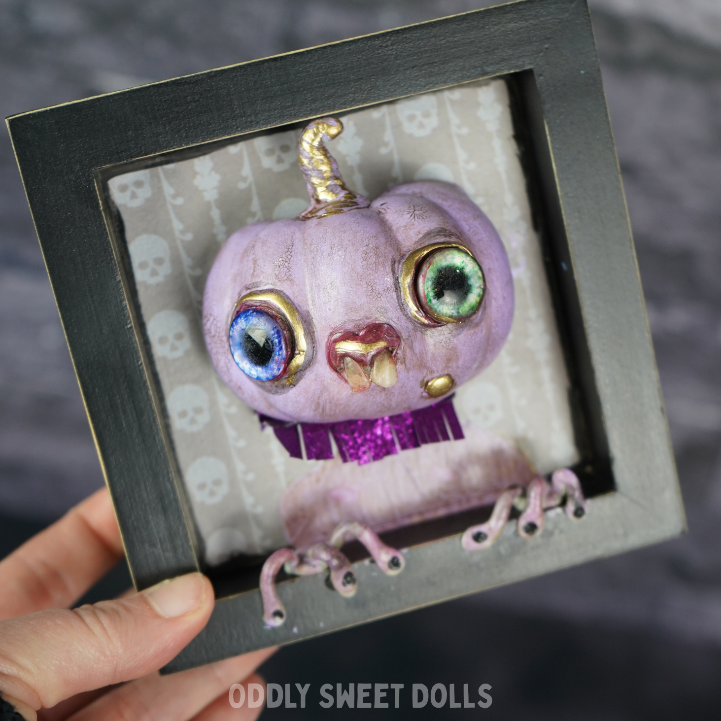 Twinkle Rot - 3D Framed Pumpkin Oddly Sweet Art