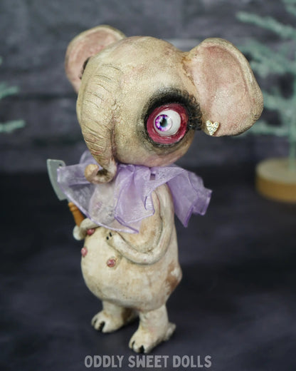 Butcher Elephant - Ellie Gloom - Ready To Ship Oddly Sweet Art