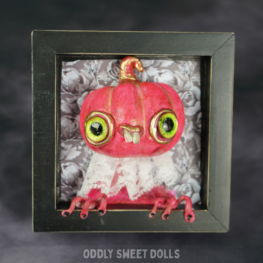 Cobweb Connie - 3D Framed Pumpkin