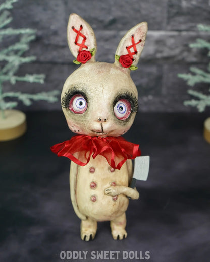 Butcher Bunny - Gory Gloria - Ready To Ship Oddly Sweet Art
