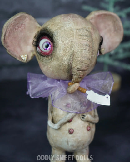 Butcher Elephant - Ellie Gloom - Ready To Ship Oddly Sweet Art
