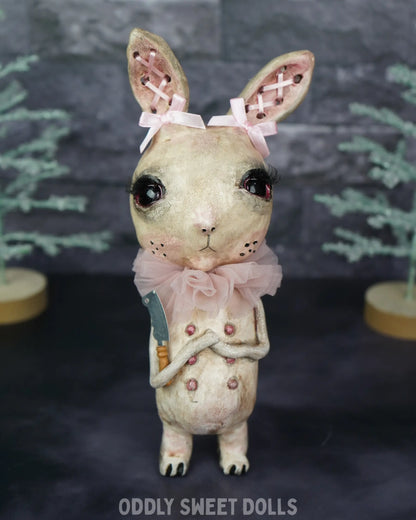 Butcher Bunny - Bubbles - Ready To Ship Oddly Sweet Art