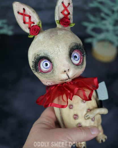 Butcher Bunny - Gory Gloria - Ready To Ship Oddly Sweet Art