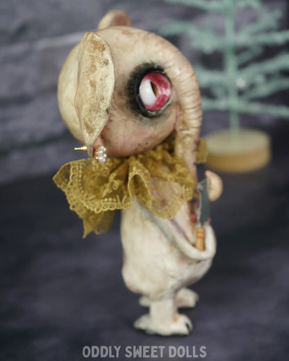 Butcher Elephant - Daisy Dread- Ready To Ship Oddly Sweet Art