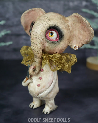 Butcher Elephant - Daisy Dread- Ready To Ship Oddly Sweet Art