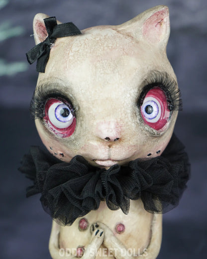 Butcher Cat - Cory - Ready To Ship Oddly Sweet Art