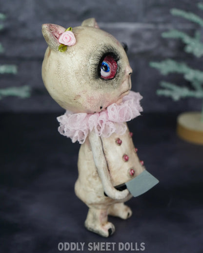 Butcher Cat - Betty - Ready To Ship Oddly Sweet Art