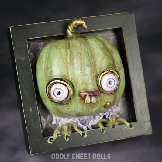 Cinder Soot- 3D Framed Pumpkin