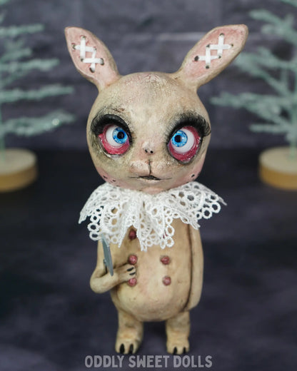 Butcher Bunny - Sir Chompington - Ready To Ship Oddly Sweet Art