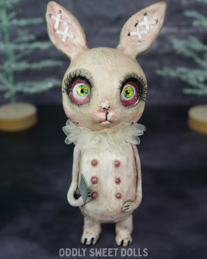 Butcher Bunny - Benny Bludgeon - Ready To Ship Oddly Sweet Art