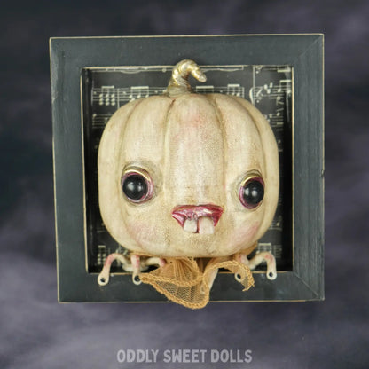 Willow Woe- 3D Framed Pumpkin Oddly Sweet Art