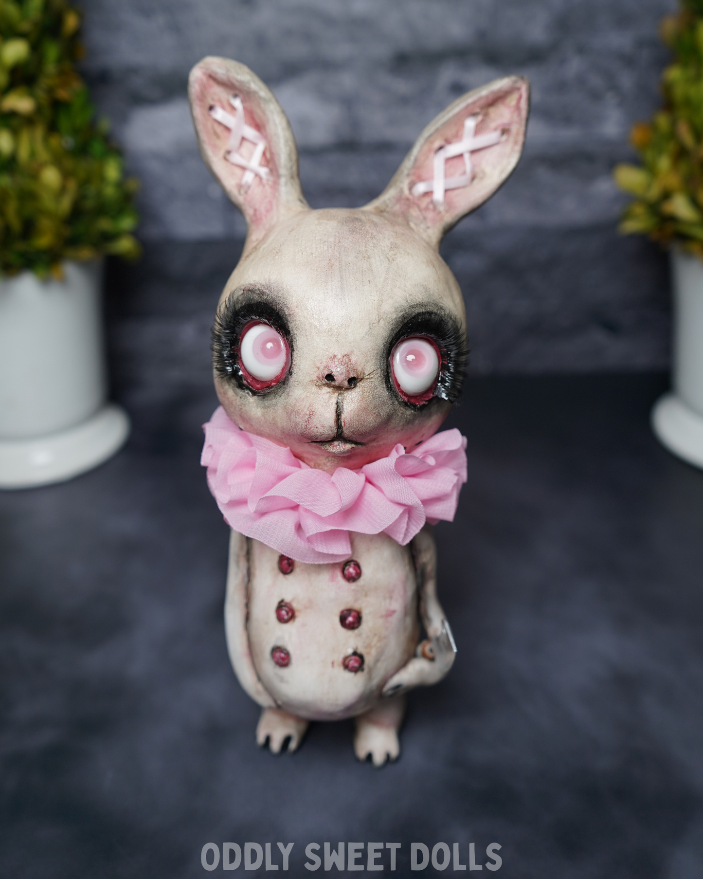 pink bunny figurine