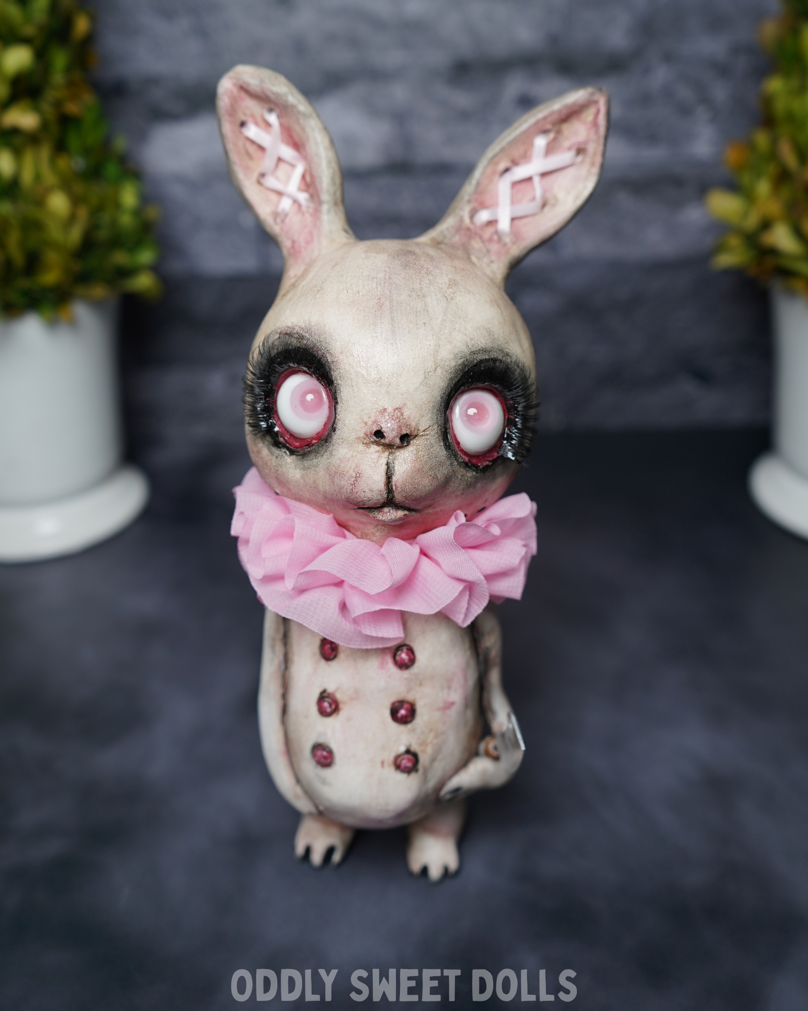 pink bunny figurine