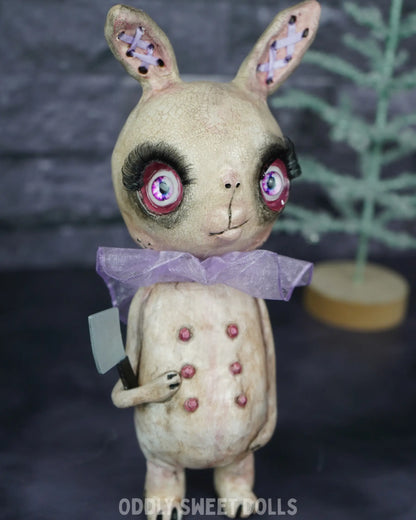 Butcher Bunny - Crumbsly Claire - Ready To Ship Oddly Sweet Art