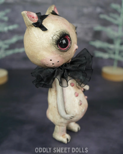 Butcher Cat - Mango - Ready To Ship Oddly Sweet Art