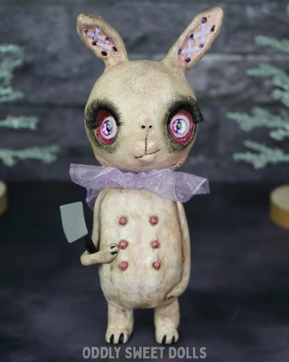 Butcher Bunny - Crumbsly Claire - Ready To Ship Oddly Sweet Art