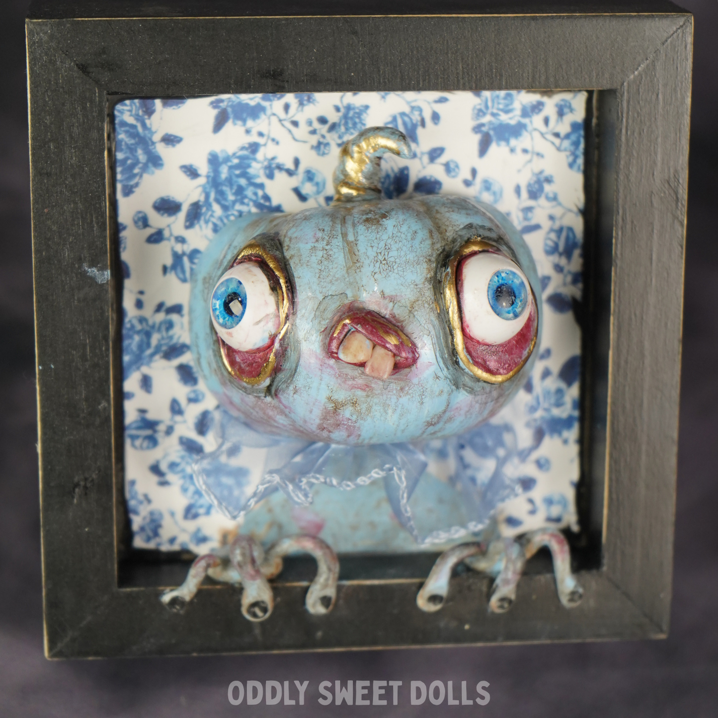 Gnarly Gus - 3D Framed Pumpkin Oddly Sweet Art