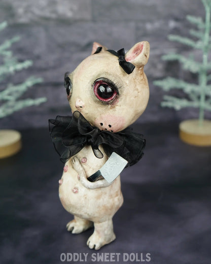 Butcher Cat - Mango - Ready To Ship Oddly Sweet Art
