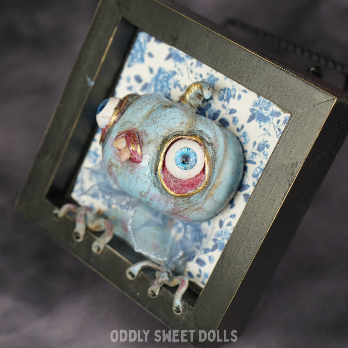 Gnarly Gus - 3D Framed Pumpkin Oddly Sweet Art