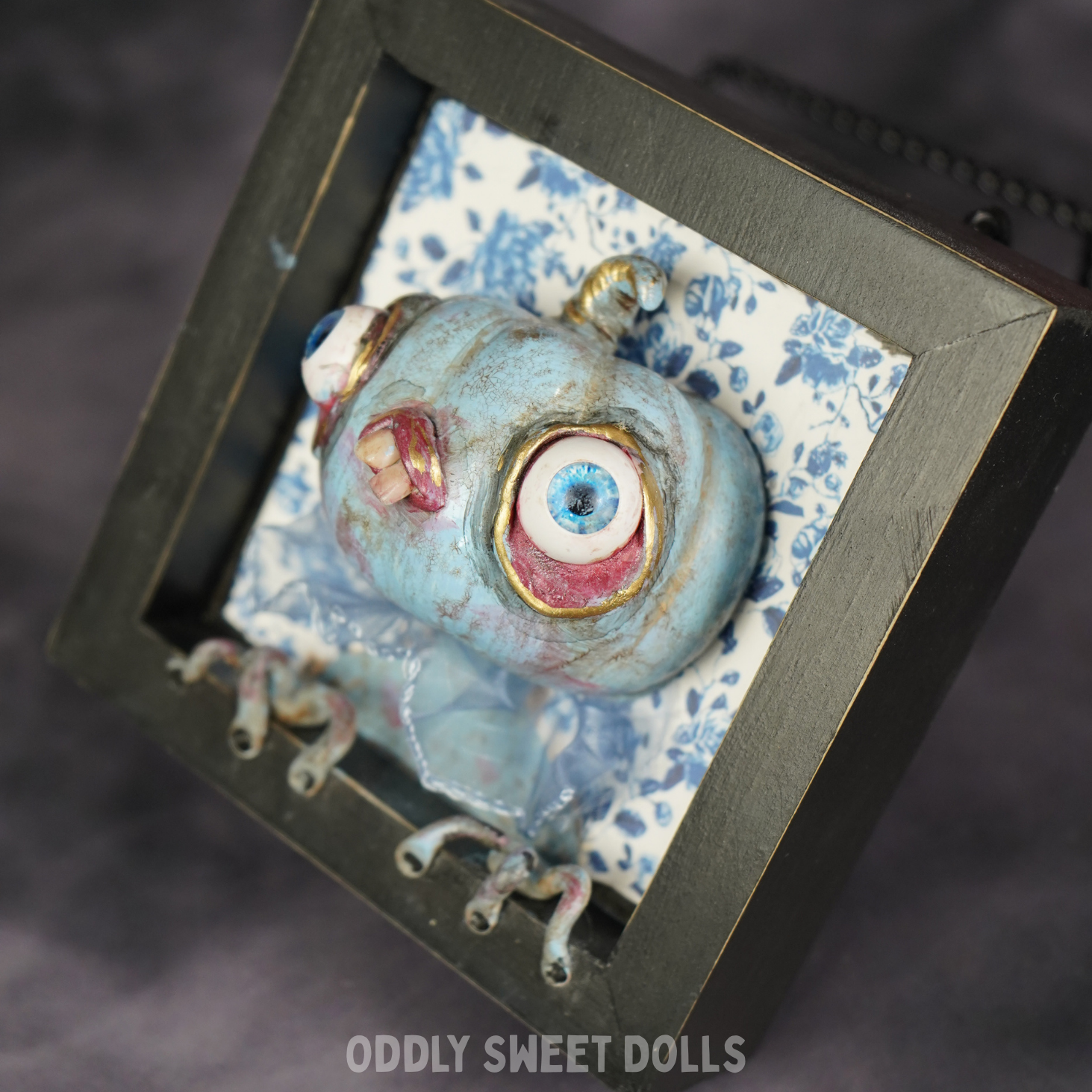 Gnarly Gus - 3D Framed Pumpkin Oddly Sweet Art