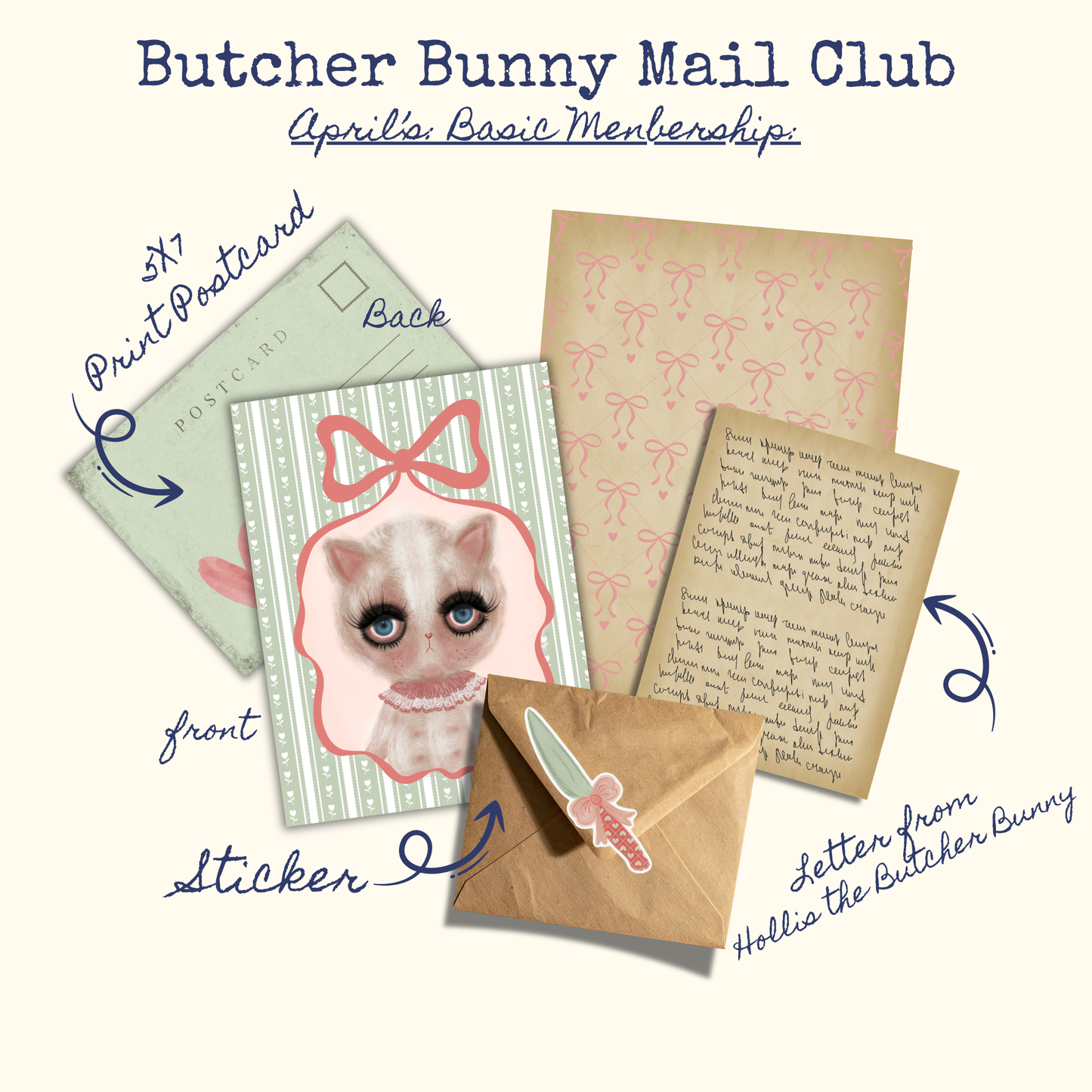 Butcher Bunny Mail Club INTERNATIONAL