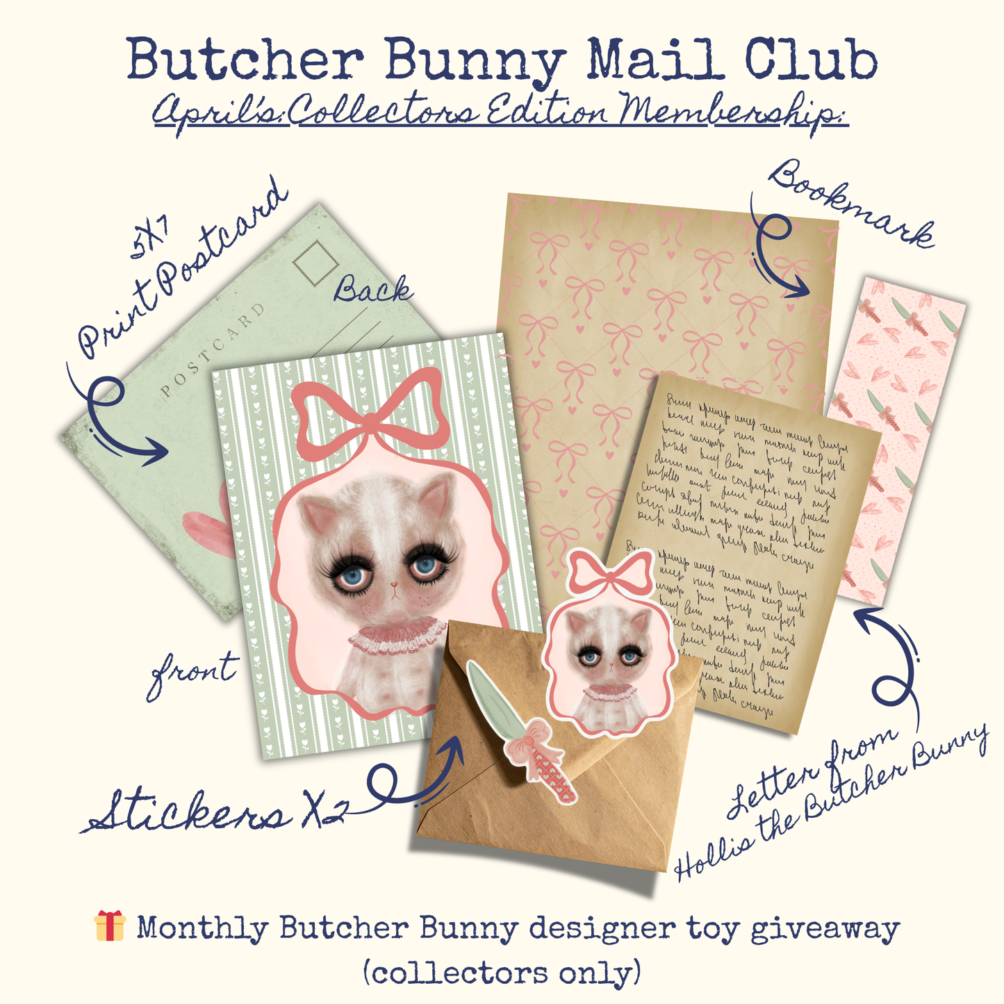 Butcher Bunny Mail Club INTERNATIONAL