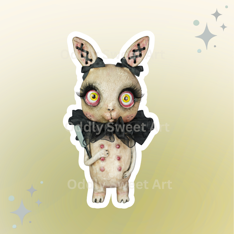 Sticker - Basil Butcher Bunny