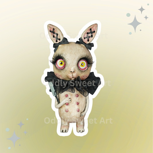 Sticker - Basil Butcher Bunny