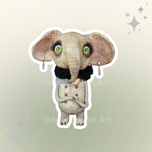 Sticker - Penny Butcher Elephant
