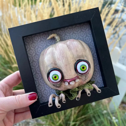 Timbo - 3D Framed Pumpkin Oddly Sweet Art