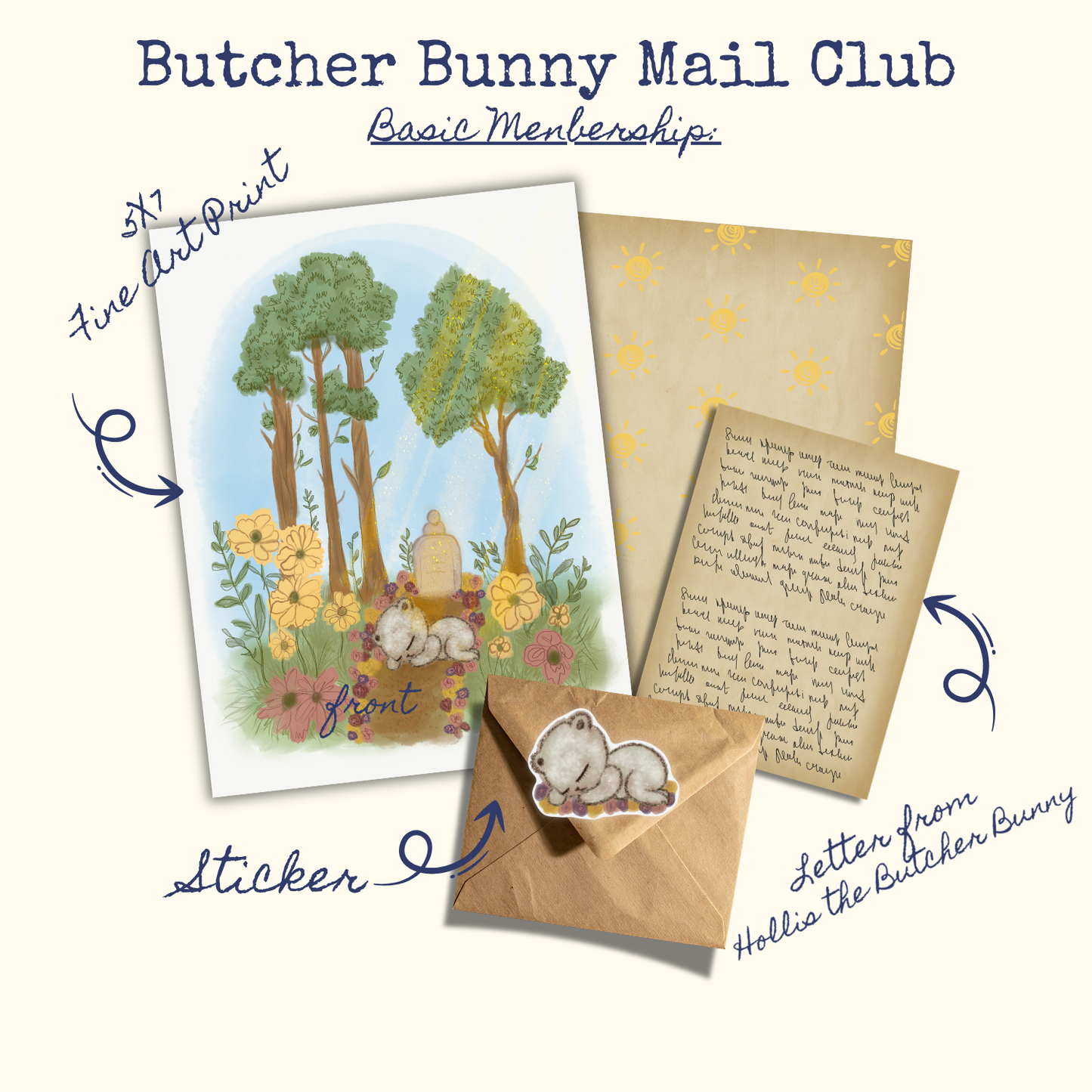 Butcher Bunny Mail Club INTERNATIONAL