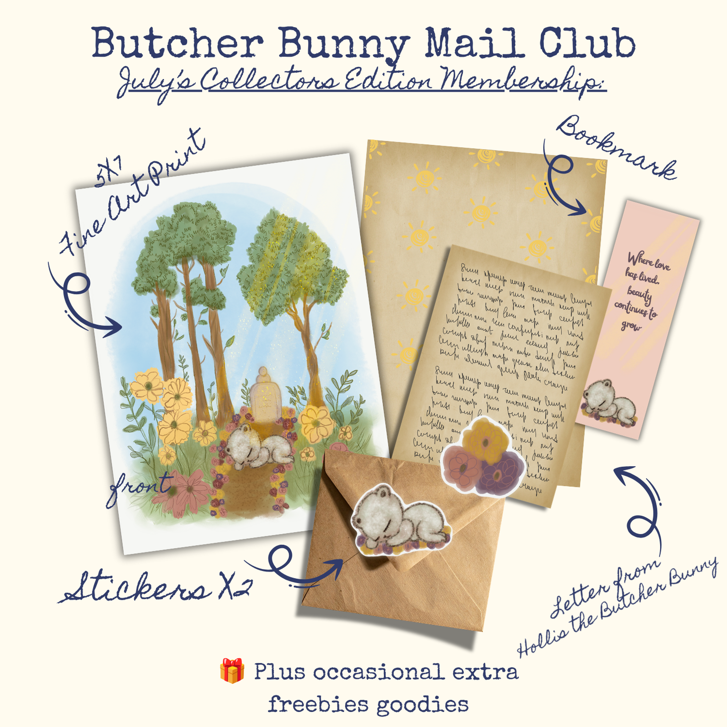 Butcher Bunny Mail Club INTERNATIONAL