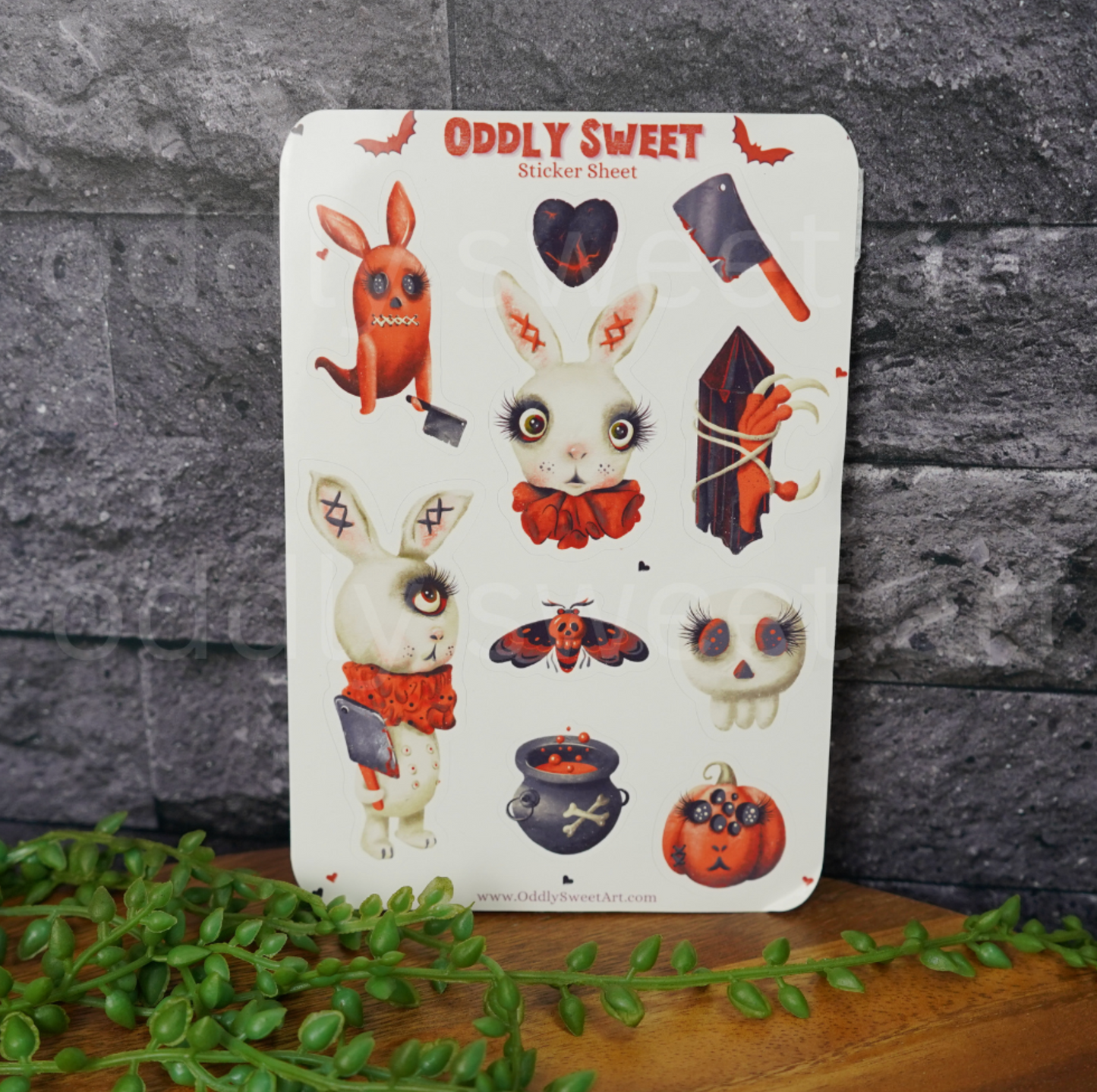 Orange Planner Sticker Sheet