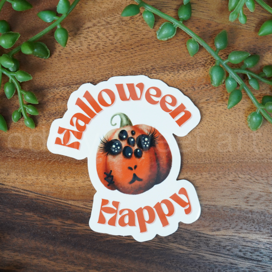 Halloween Happy Sticker