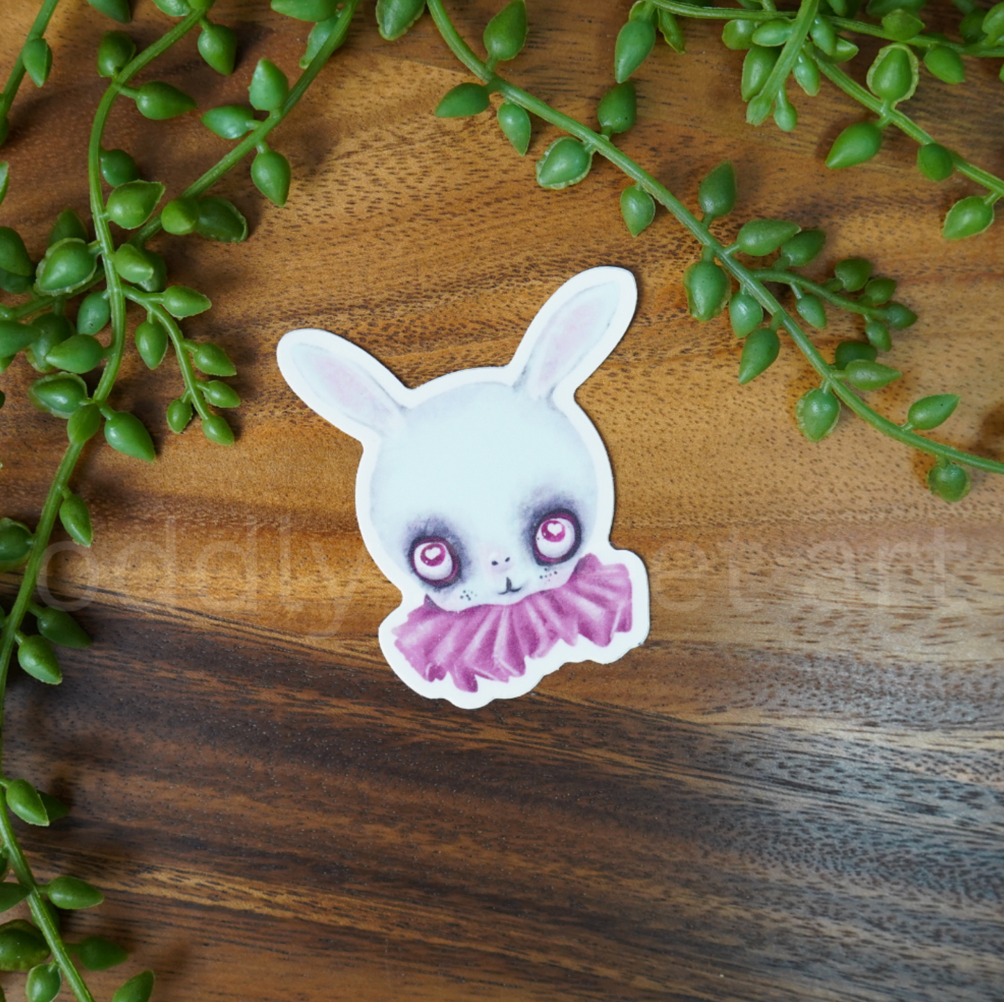 Heart Eye Bunny Sticker