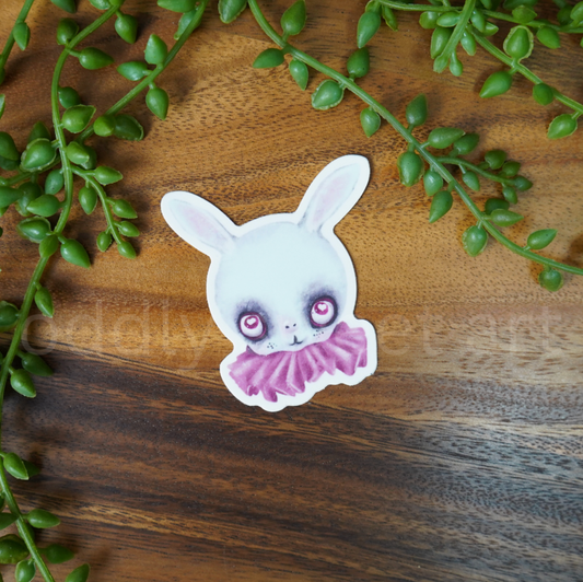 Heart Eye Bunny Sticker