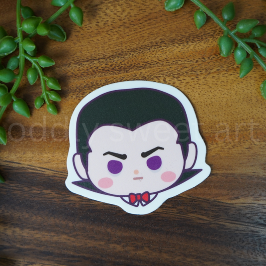 Kawaii Dracula Sticker