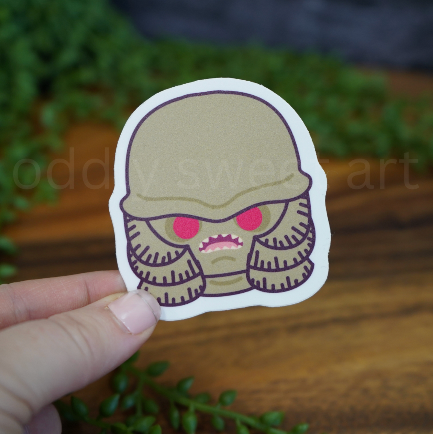 Kawaii Creature from the Black Lagoon Sticker