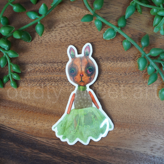 Pumpkin Bunny Sticker