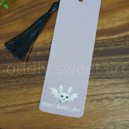Rose Bat Bookmark Oddly Sweet Art