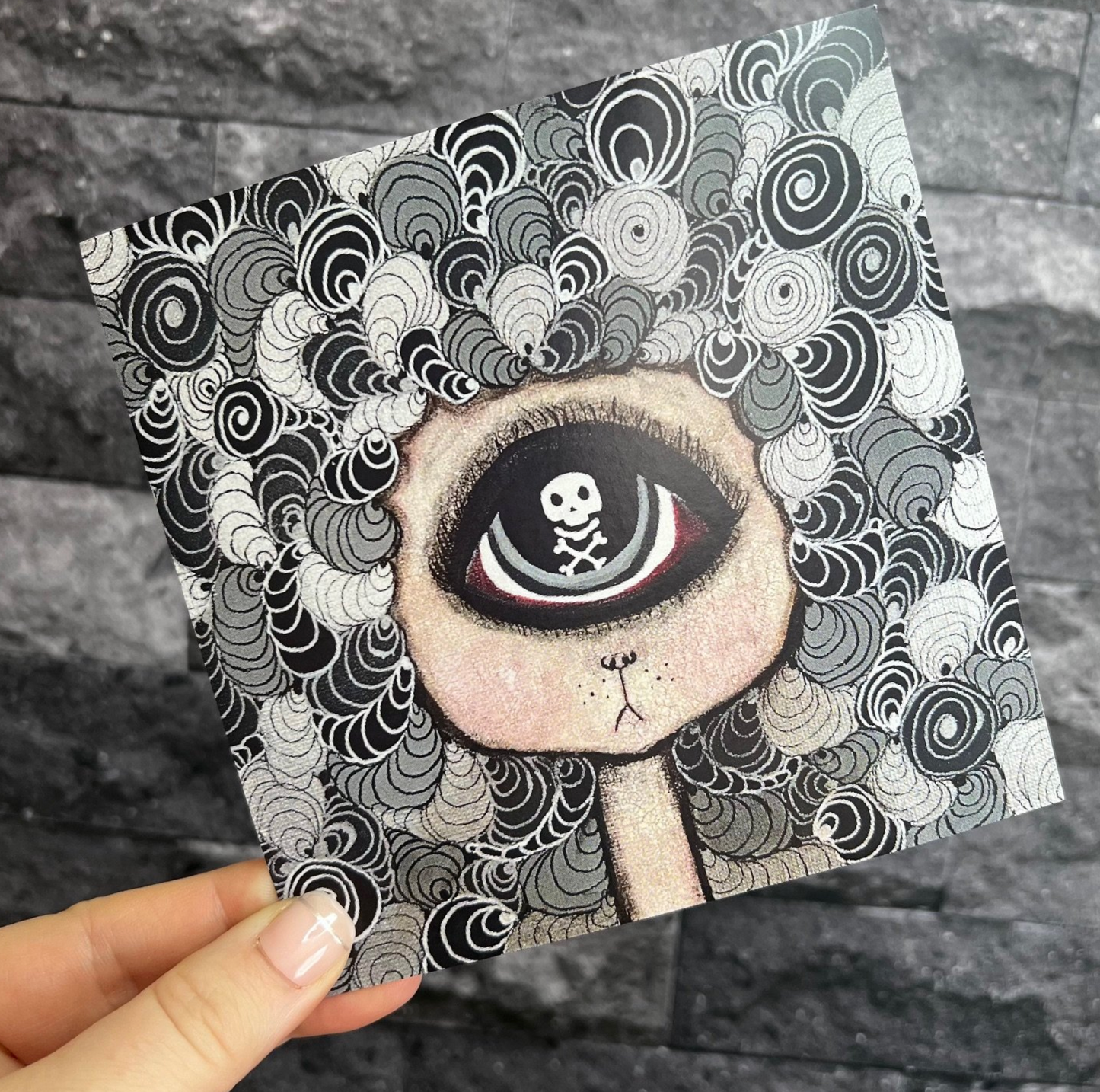 Cyclops Skull PRINT